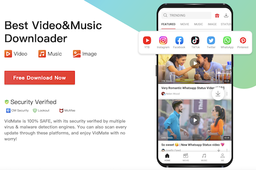 VidMate for Android Watch Download Videos Free